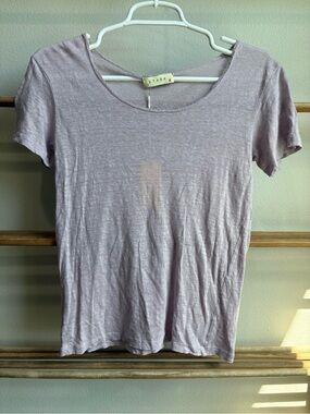 STARKx Lavender Scoop Neck Short Sleeve Tee | Size XS